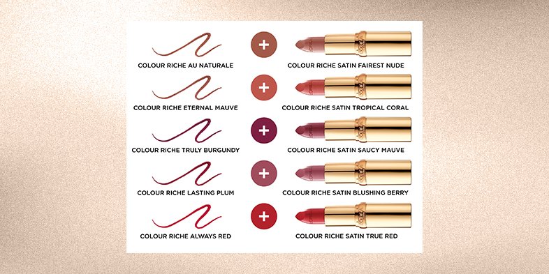 In Article Matte Lipstick And Matte Lip Liner Combos Colour Riche Lip Liner